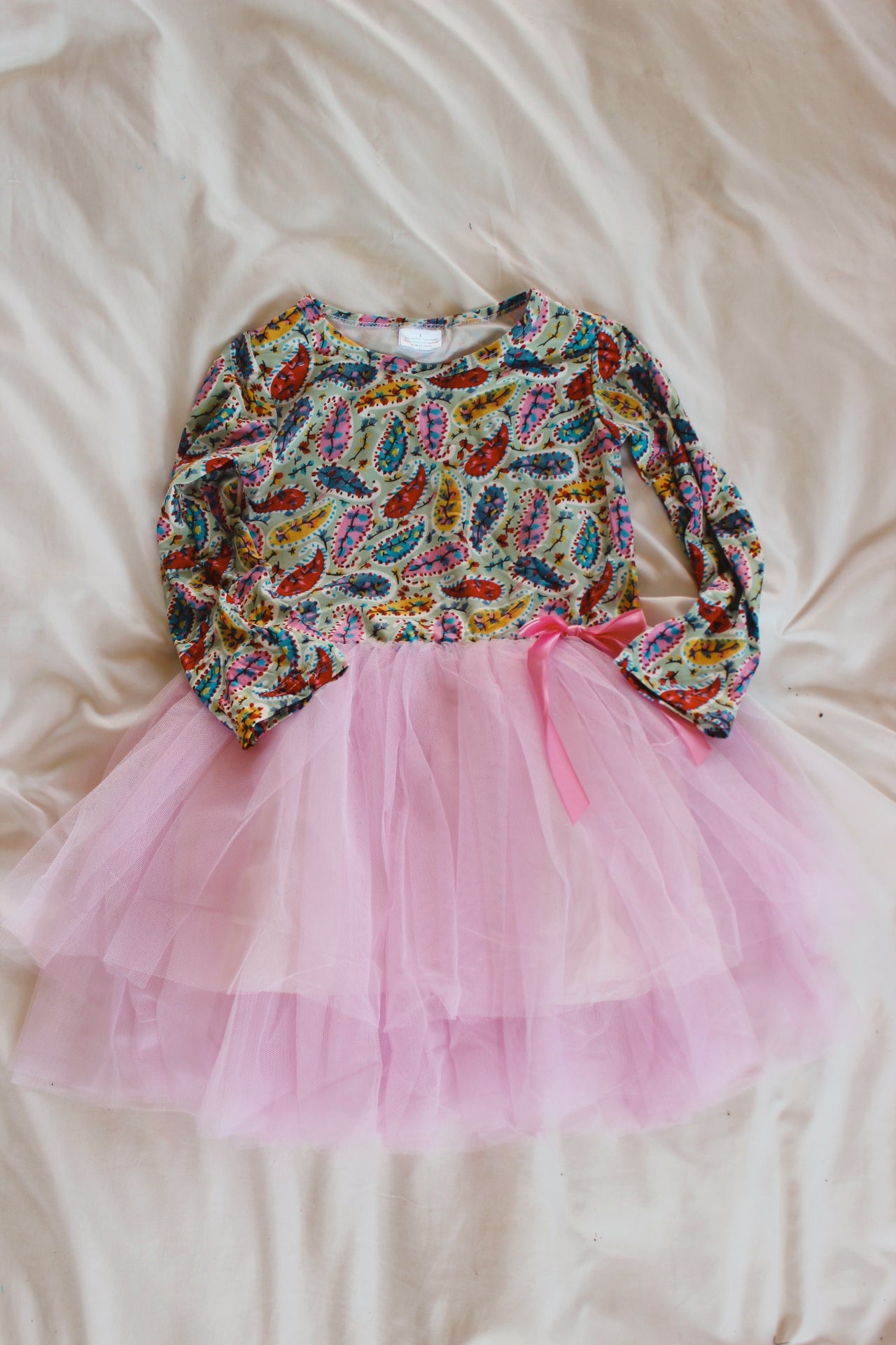 Feather Dress with Pink Tutu