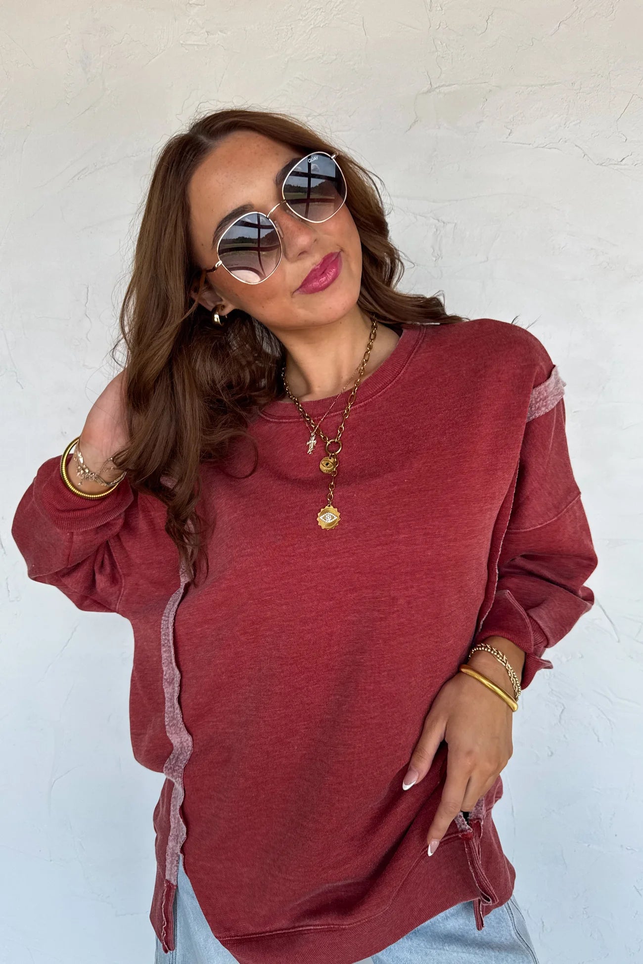 PREORDER- FALL COLORS CLASSIC CREW PULLOVER