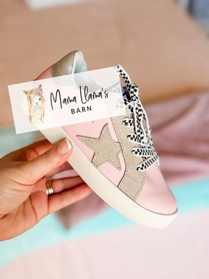 Pre-Order: Pink Check Sneakers Round 2