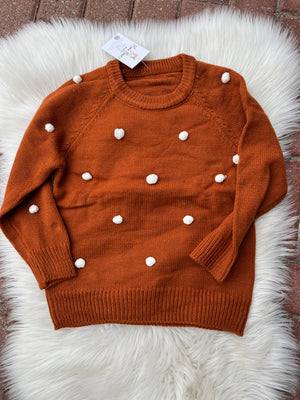 Girl's Brown Sweater