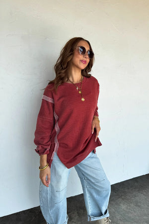 PREORDER- FALL COLORS CLASSIC CREW PULLOVER