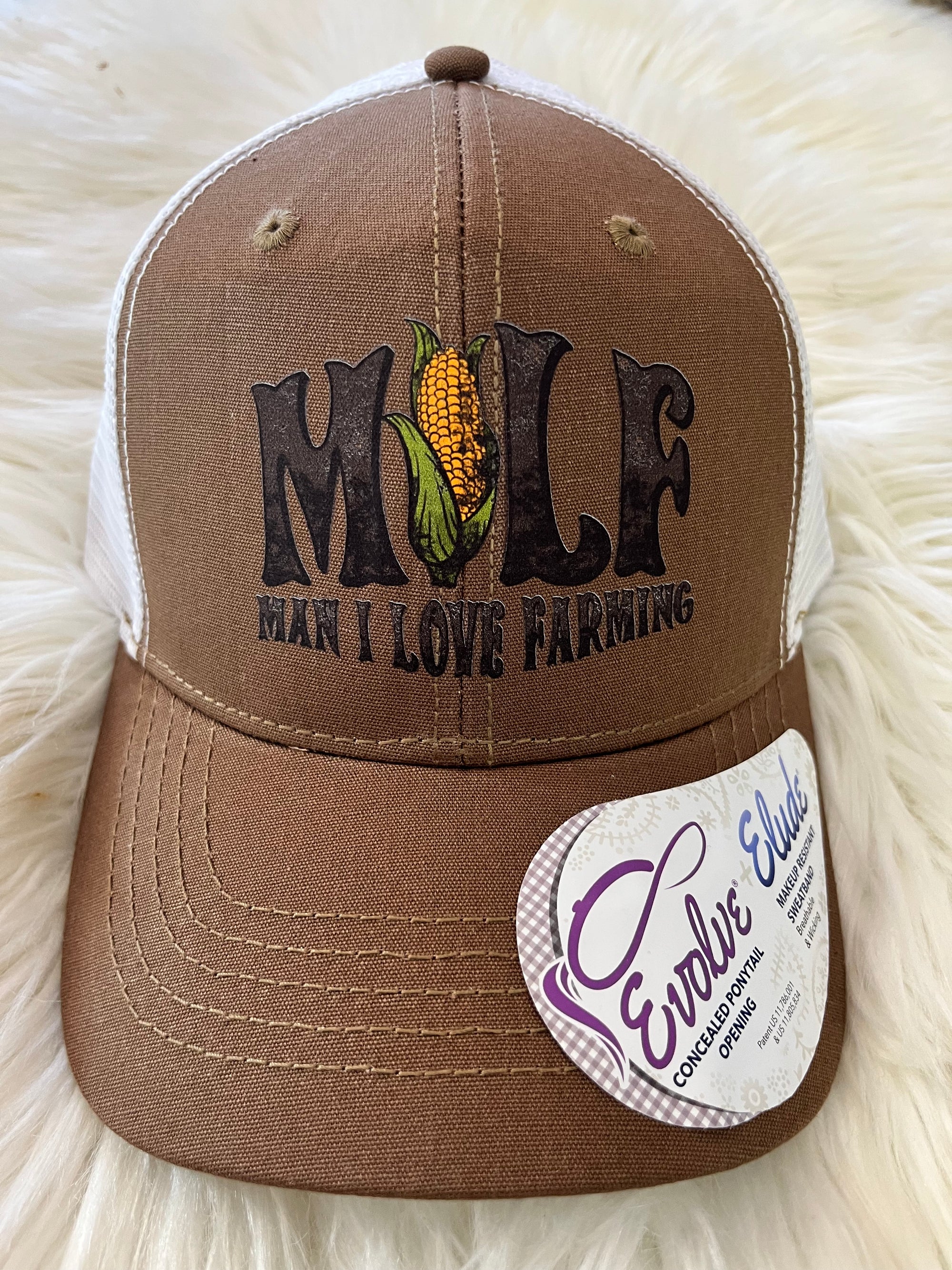 MILF Man I love farming Camel Hat