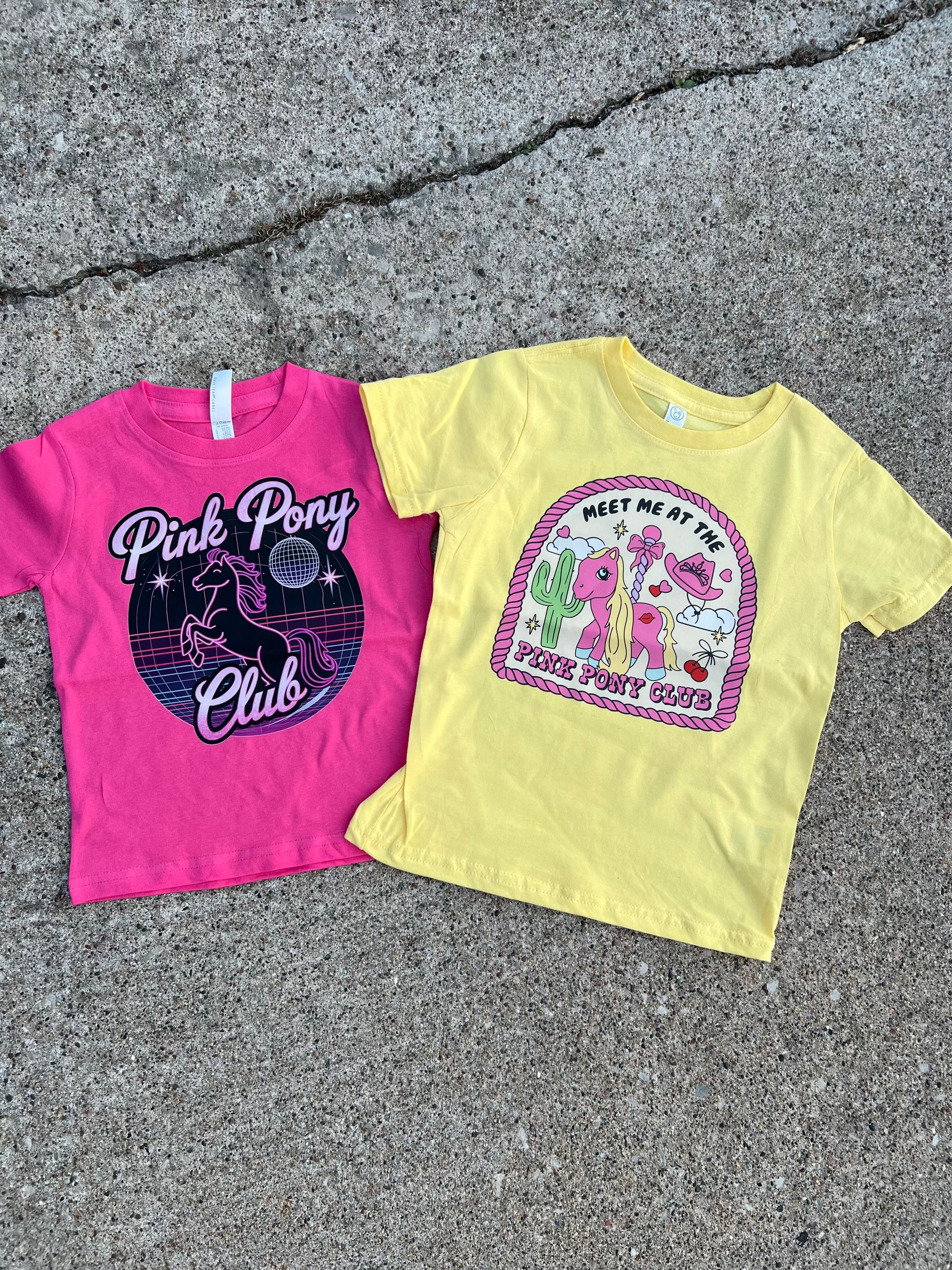 Pink Pony Club - hot pink tee