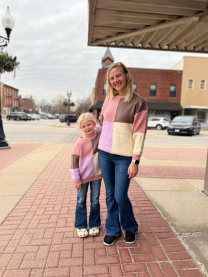 Block Sweater Kid (Mommy & Me)