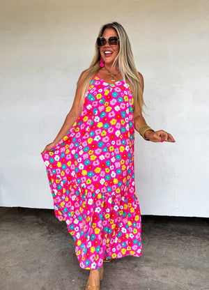 Nova Floral Fabric Dress
