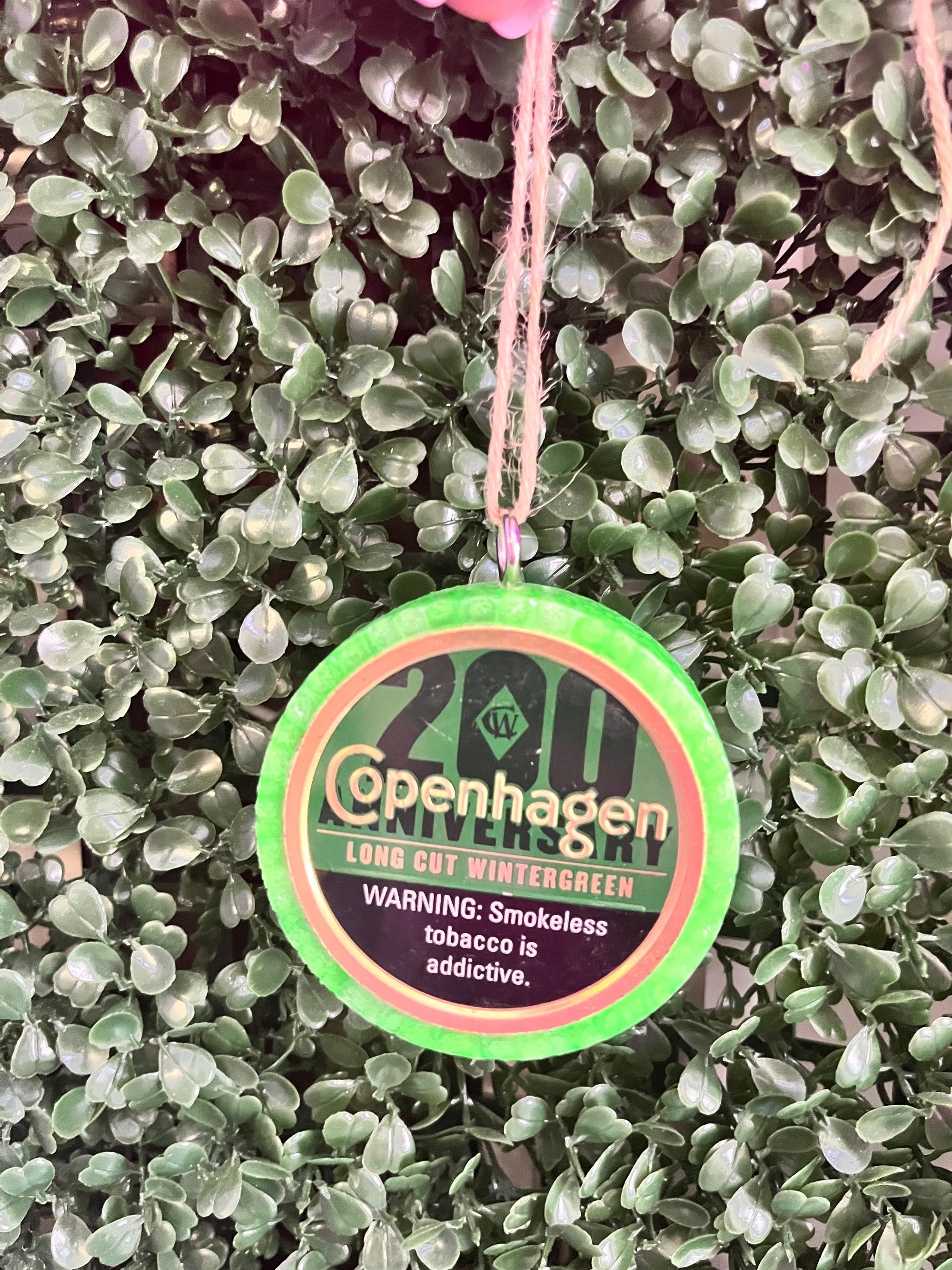 Green Copenhagen Can Car Freshie- Fierce