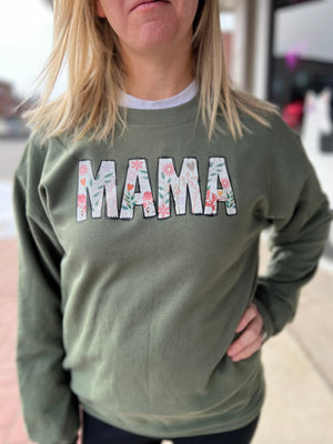 Olive Floral Mama