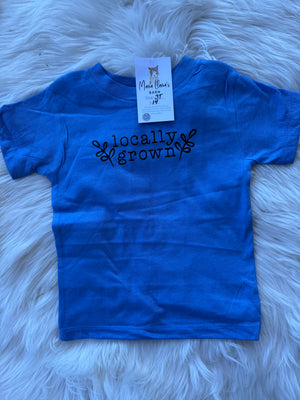 Locally Grown Blue Youth T-shirt