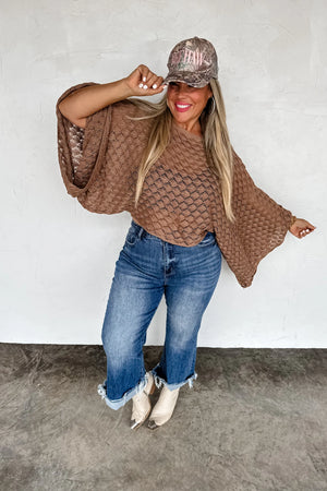 PREORDER- FALL COLORS FREE SPIRIT BELL SLEEVE TOP