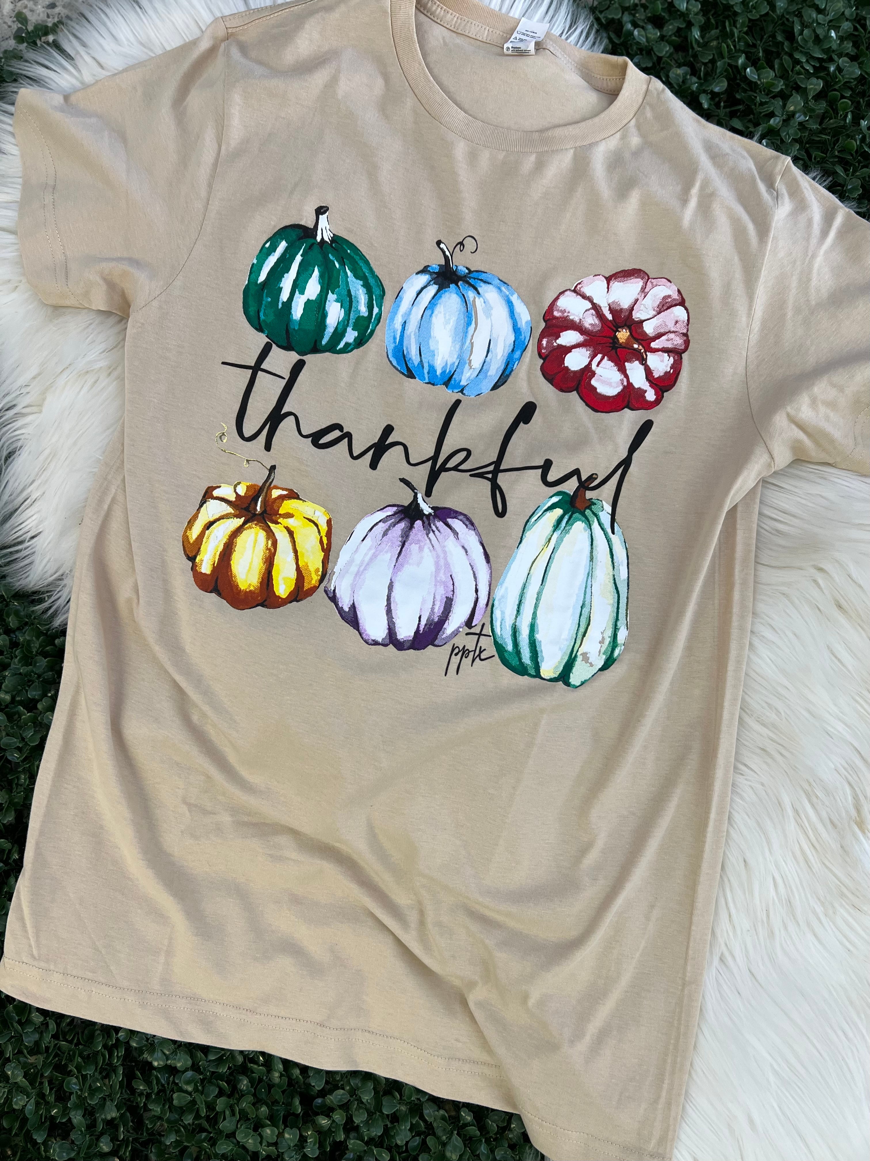 thankful pumpkin shirt