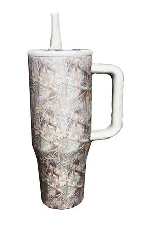 PREORDER- CAMO STAINLESS STEEL TUMBLER