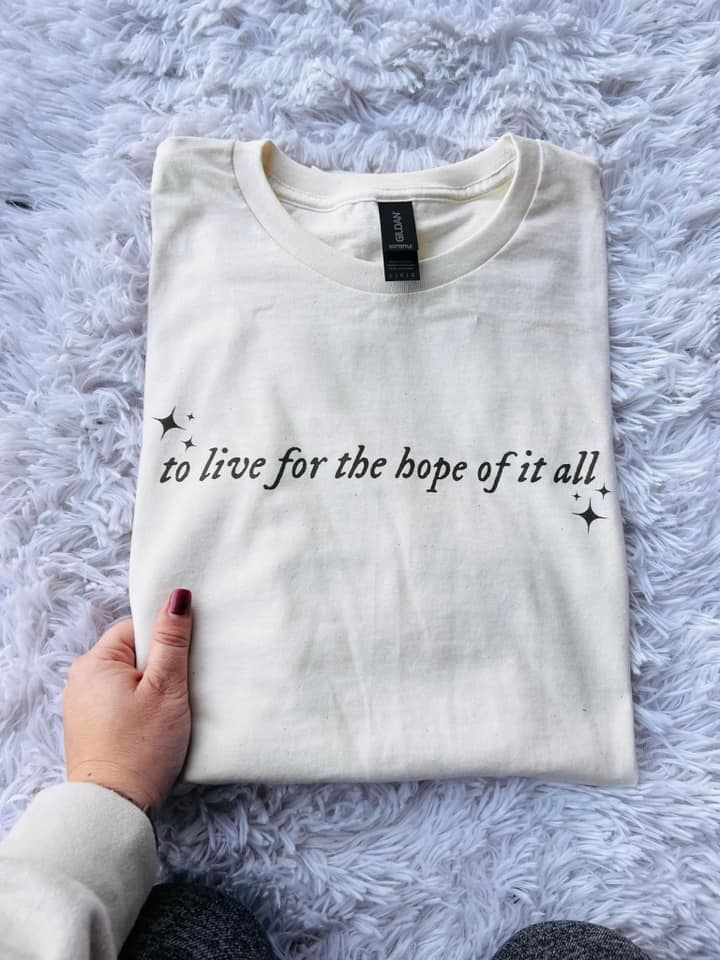 To live for the hope  {prebook closes 11/30/2023 at midnight)