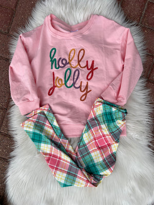 Holly Jolly 2 Piece Kid Outfit