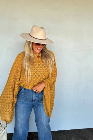 PREORDER- FALL COLORS FREE SPIRIT BELL SLEEVE TOP
