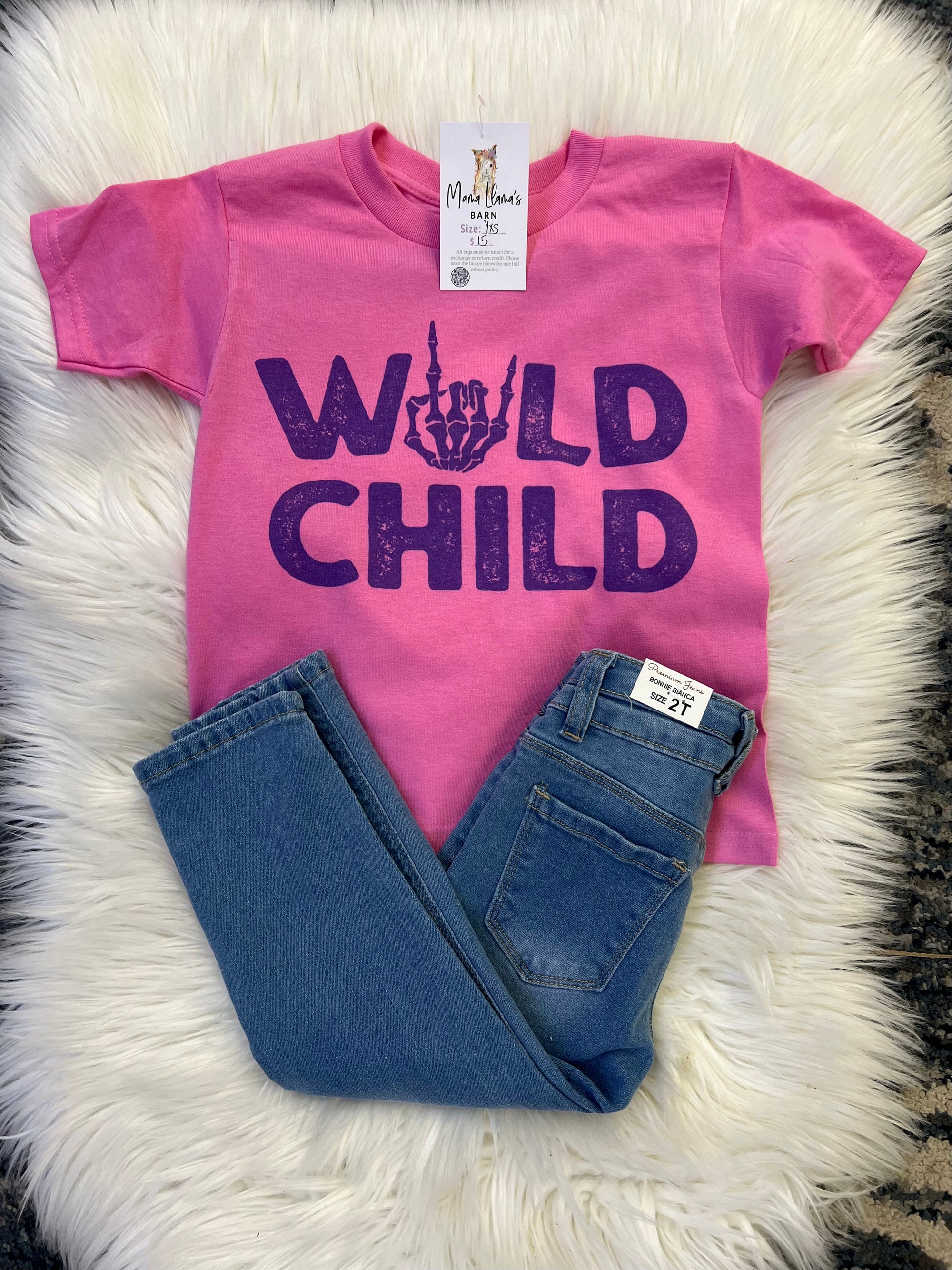 Wild Child T-Shirt (Pink)