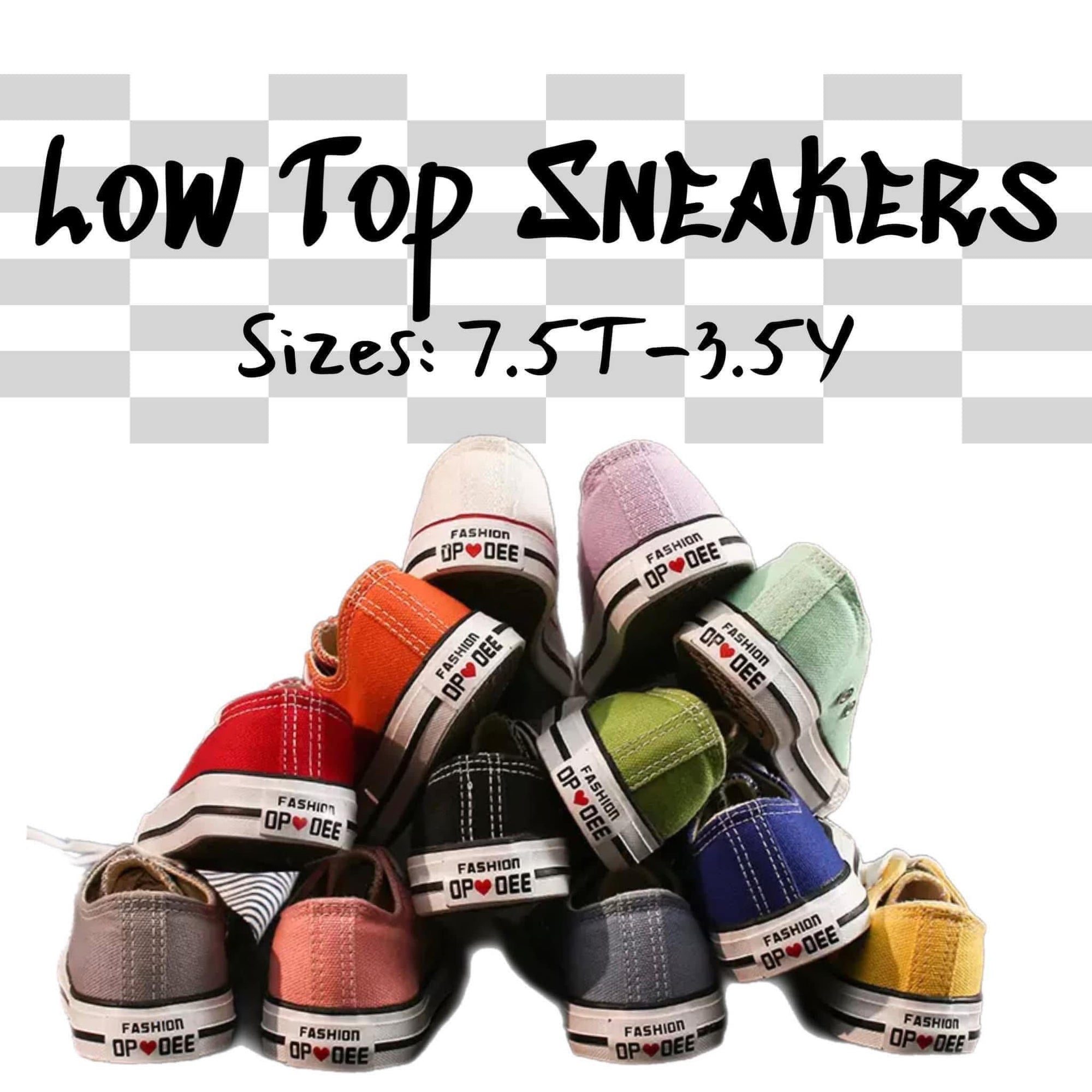 Pre-Order: Low Top Sneakers