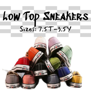 Pre-Order: Low Top Sneakers