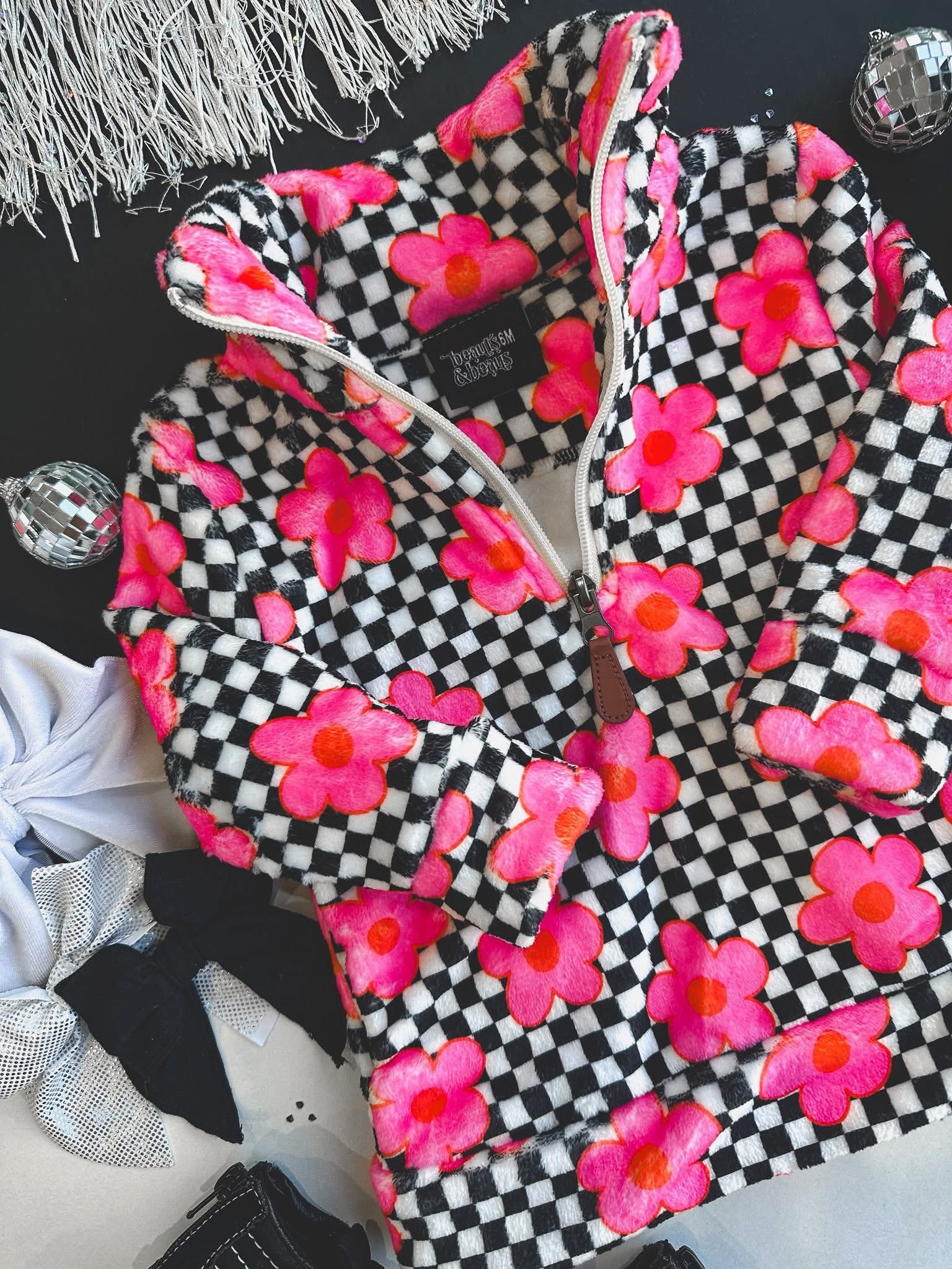 Checkered Flower Pullovers {Pre-Order Closes 8/22}