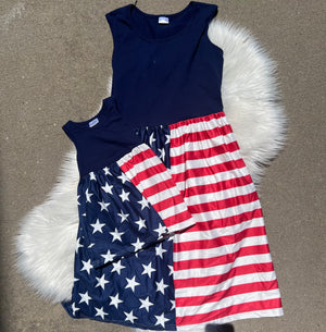 Kids Red White and Blue Dress