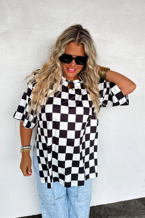 PREORDER- CHECK BABE SIDE SLIT TOP