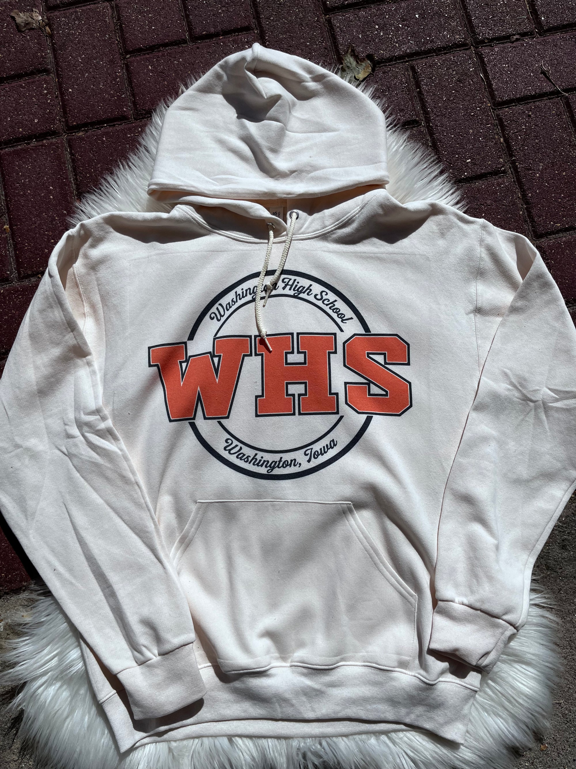 WHS Cream Hoodie