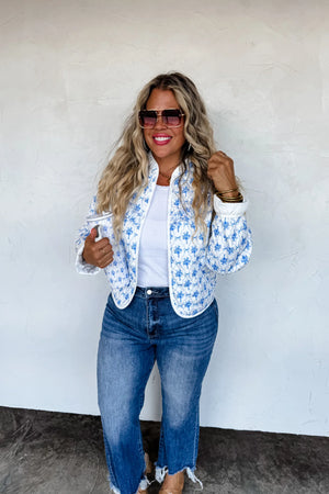 PREORDER- FLORA JANE QUILTED JACKET