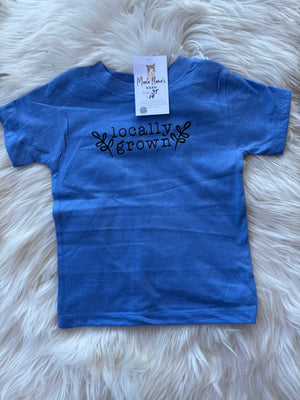 Locally Grown Blue Youth T-shirt