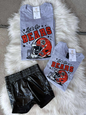 Let's Go Bears Football Helmet Tshirt (Adult)