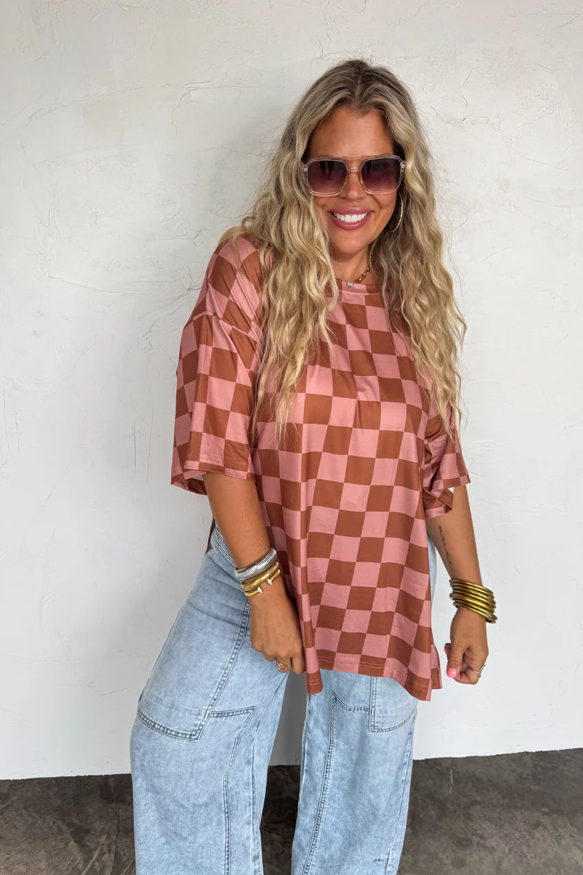 PREORDER- CHECK BABE SIDE SLIT TOP