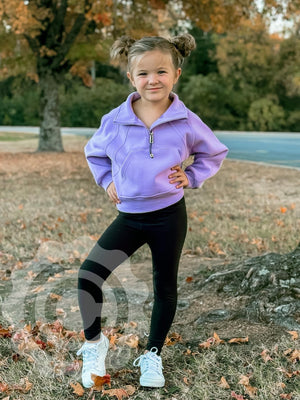 Pre-Order: Girl's Half Zip Scuba (Closing 11/4/2024)