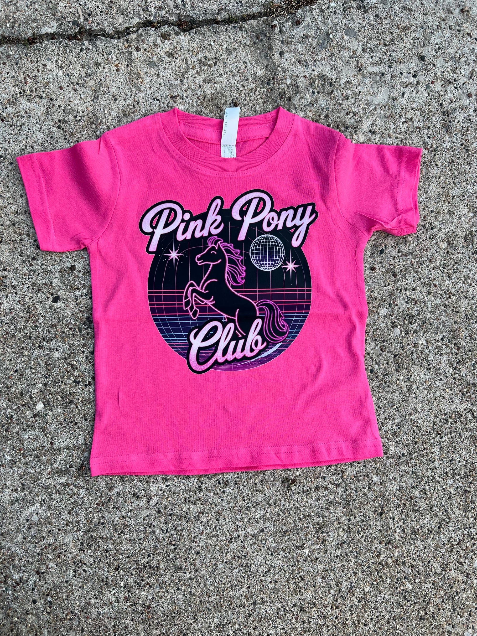 Pink Pony Club - hot pink tee