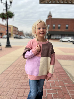 Block Sweater Adult (Mommy & Me)