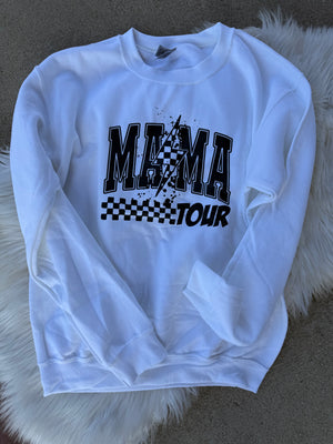 Mama Tour White Crew Neck