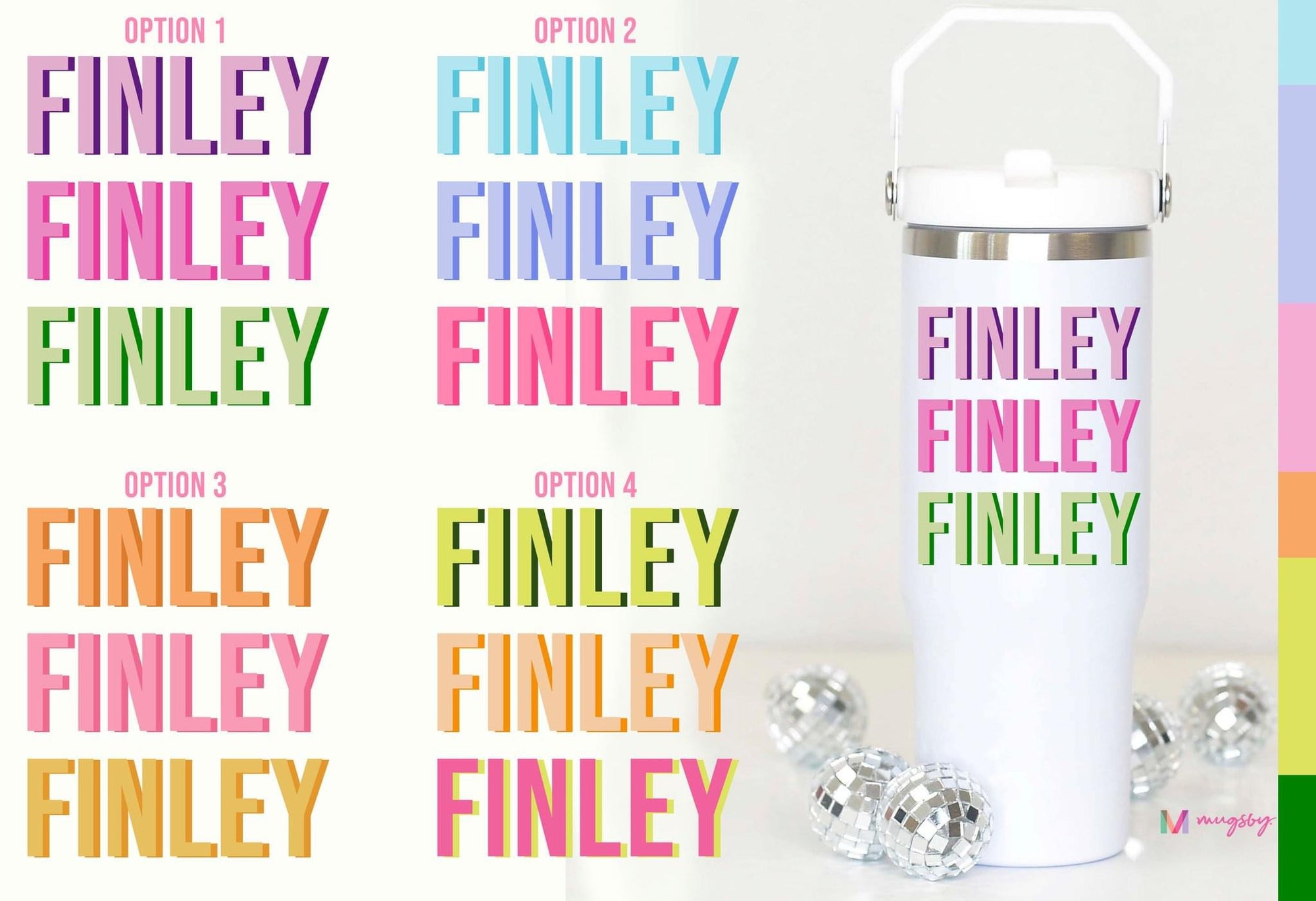 Personalized Name 30oz Flip Top Straw Tumbler {Pre-Order Closes 10-31  @9pm}