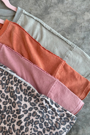 PREORDER- NEW COLORS- JOEY WASHED COTTON BOYFRIEND TEE