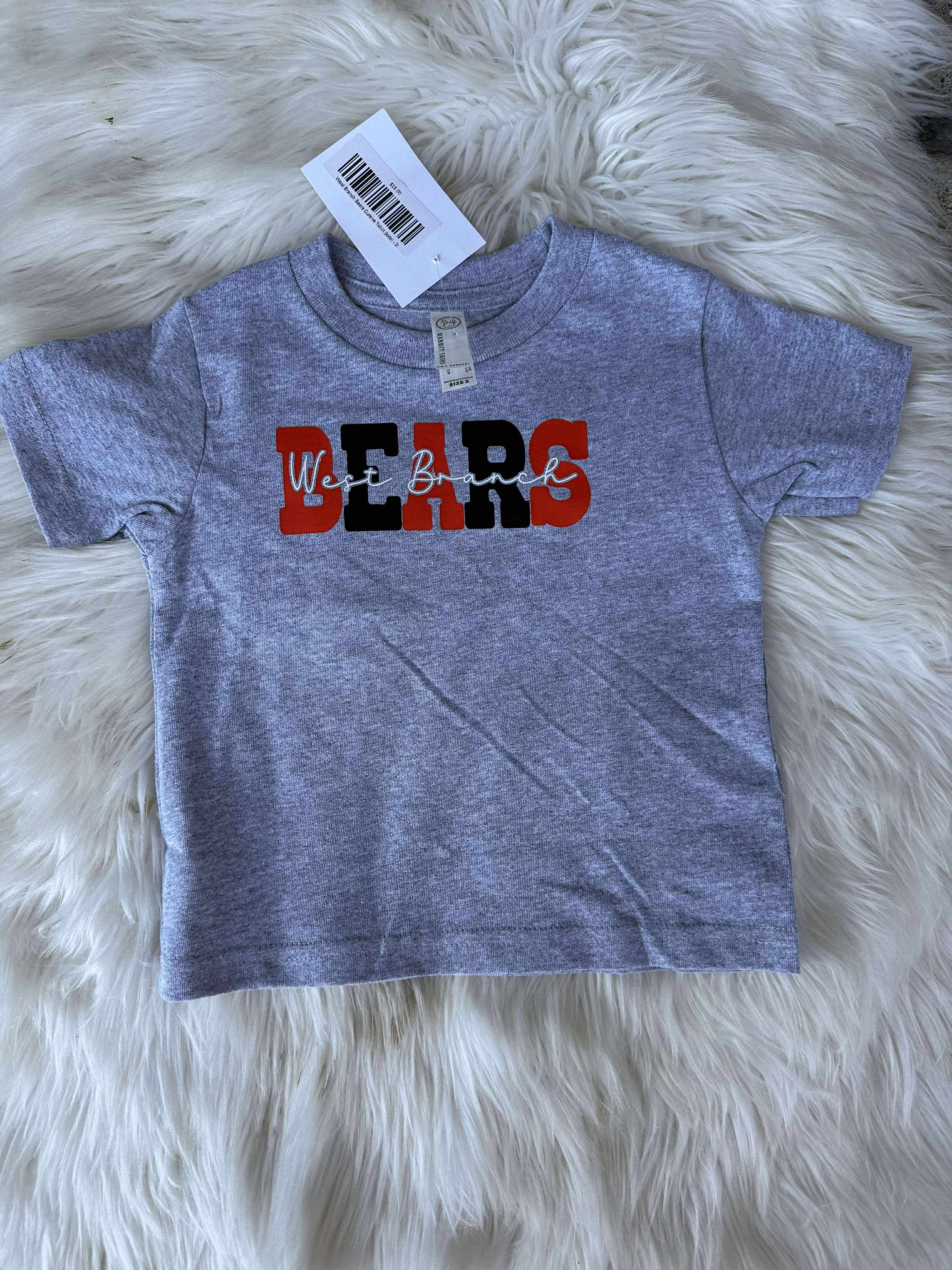 West Branch Bears Cursive Tshirt (kids)