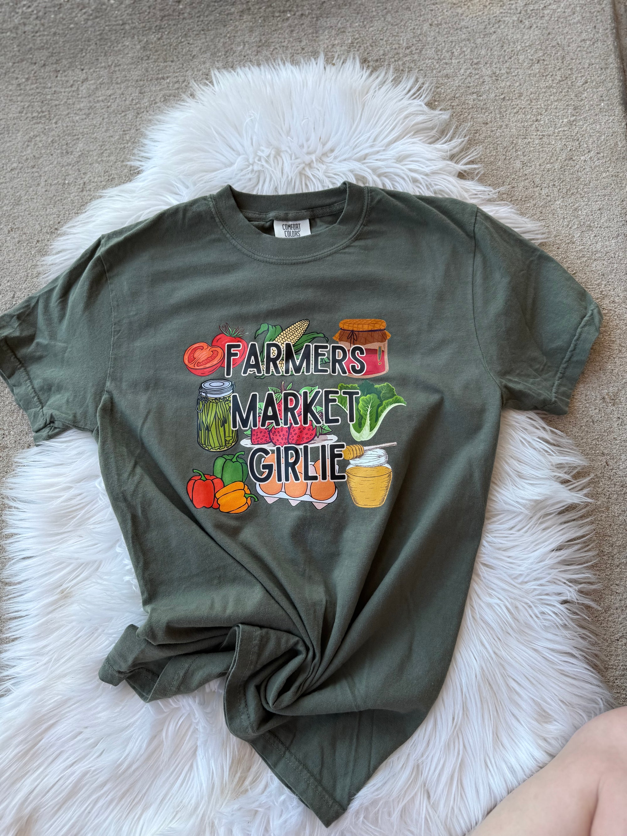 Farmers Market Girlie T-Shirt