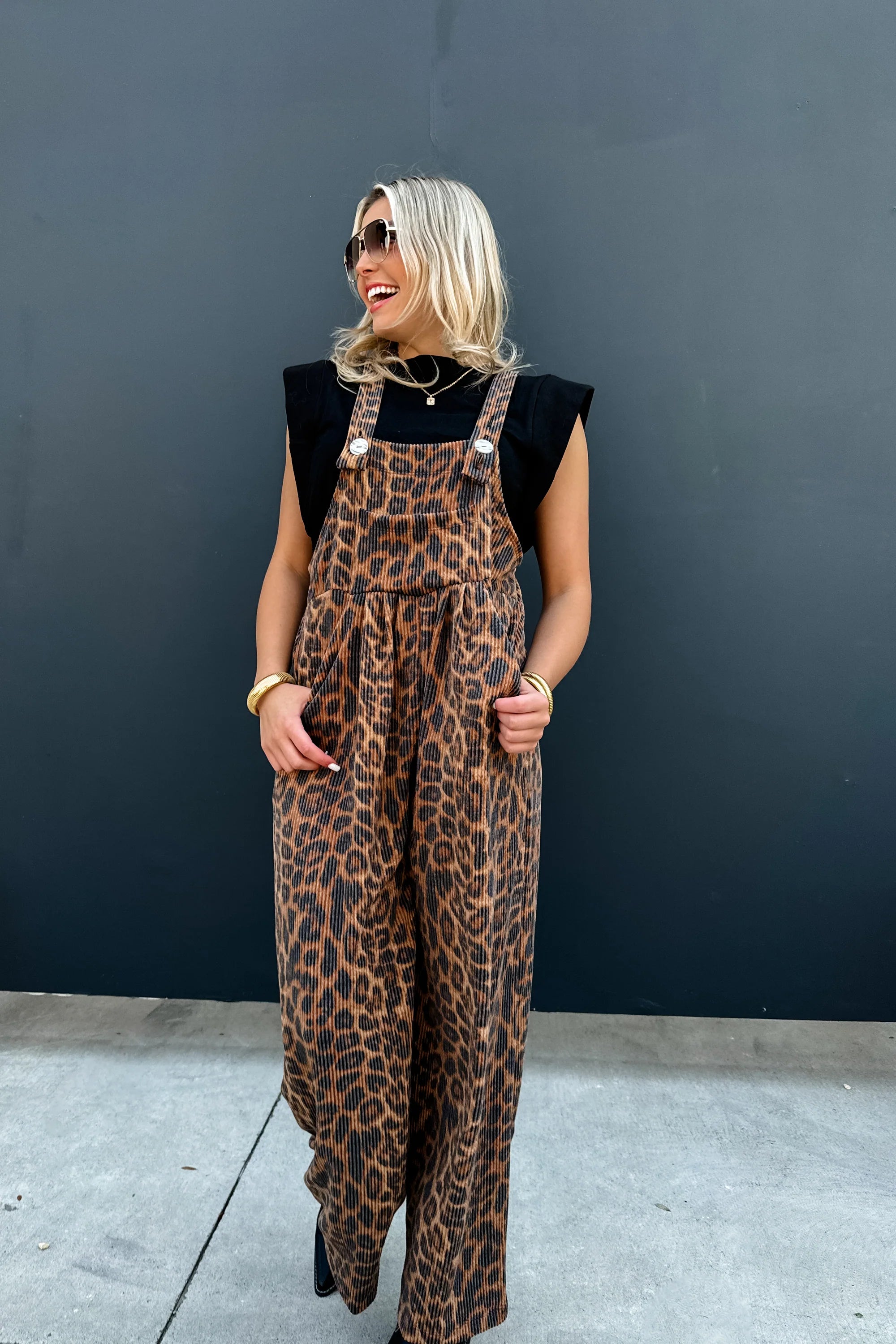 PREORDER- CHEETAH KARLI BOHO OVERALLS Closes 8/8