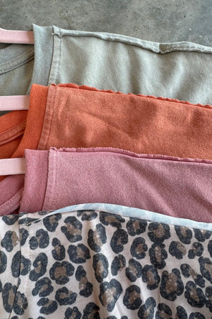 PREORDER- NEW COLORS- JOEY WASHED COTTON BOYFRIEND TEE
