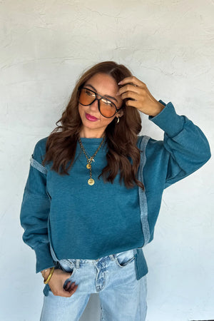 PREORDER- FALL COLORS CLASSIC CREW PULLOVER