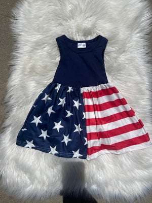 Kids Red White and Blue Dress