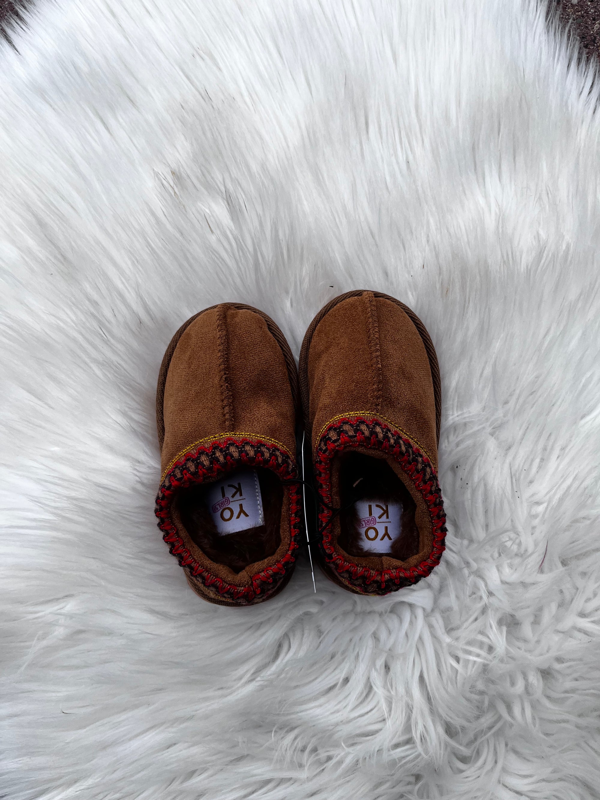 Kid's Fur Lined Slippers