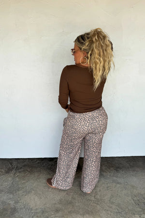PREORDER- FLORAL & CHEETAH DRIFT AWAY JOGGERS