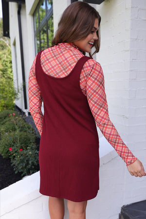 PREORDER- Rory Ribbed Jumper Dress