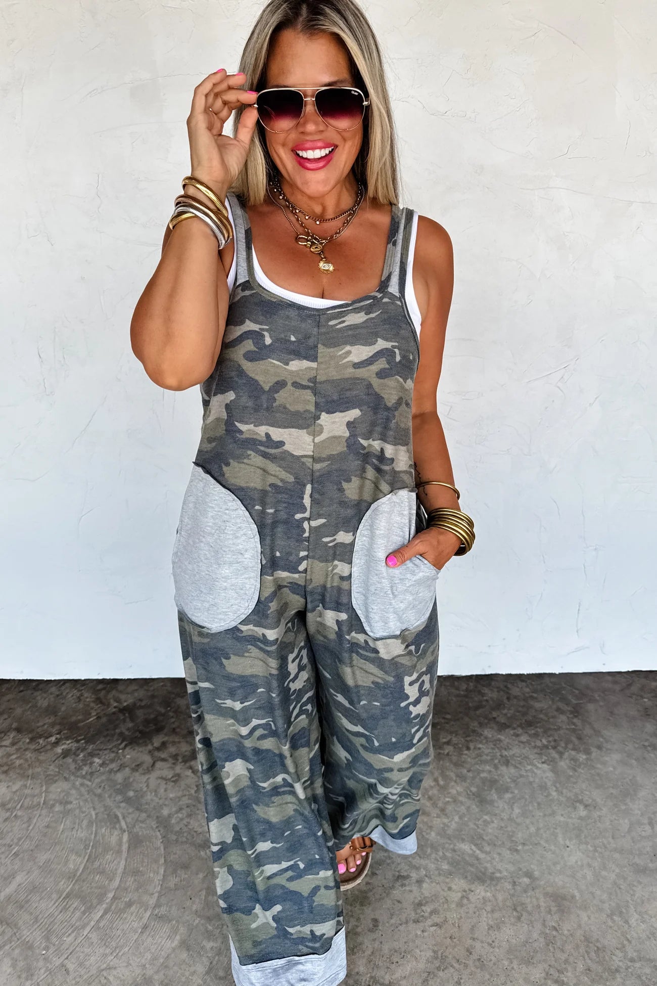 PREORDER- RICKI ROMPER - Camo
