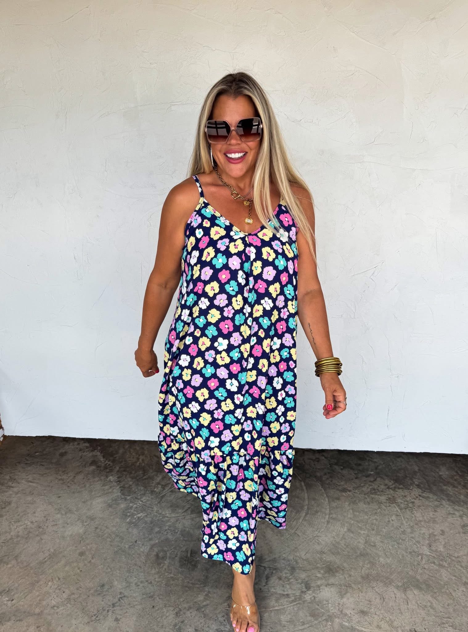Nova Floral Fabric Dress