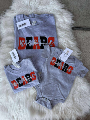 West Branch Bears Cursive Tshirt (kids)
