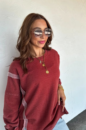 PREORDER- FALL COLORS CLASSIC CREW PULLOVER