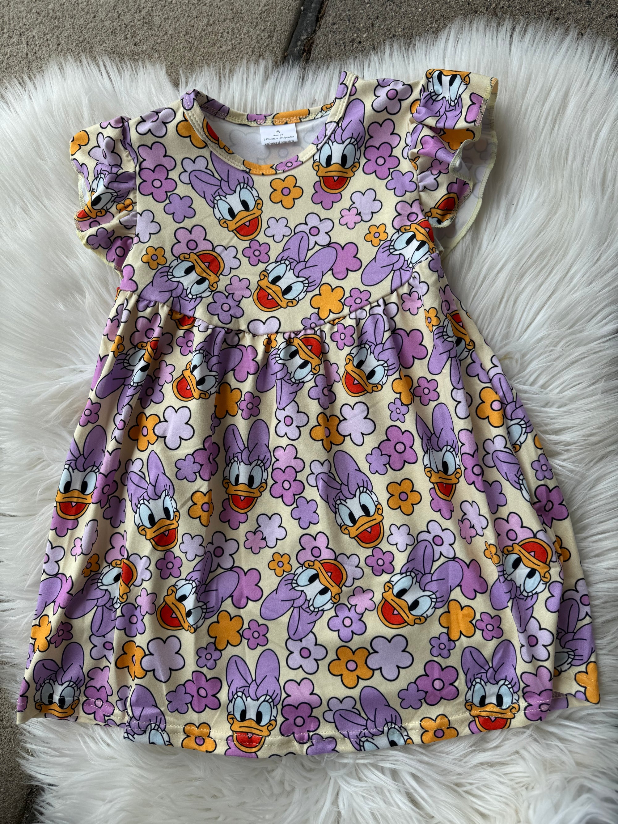 Lilac Floral Dress