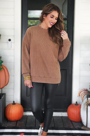 PREORDER Alexis Corded Vintage Pullover